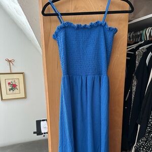 Blue H&M Midi Dress